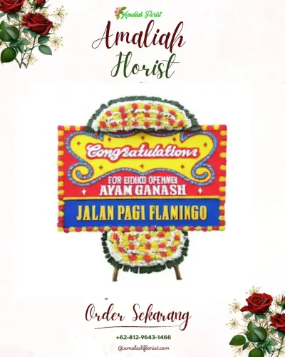 Bunga Papan Congratulation di Kelapa Dua